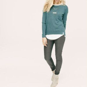 Lou & Grey Gravel Silky Moleskin Front Leggings S